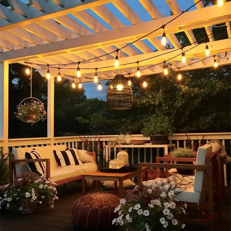 Гирлянда Feron CL50-13-1 Евро белт-лайт на подвесах 230V IP65 13м 41826 от ImperiumLoft