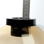 Наземный низкий светильник Feron Saffit Оптима 11563 Цвет арматуры черный Цвет плафонов коричневый от ImperiumLoft