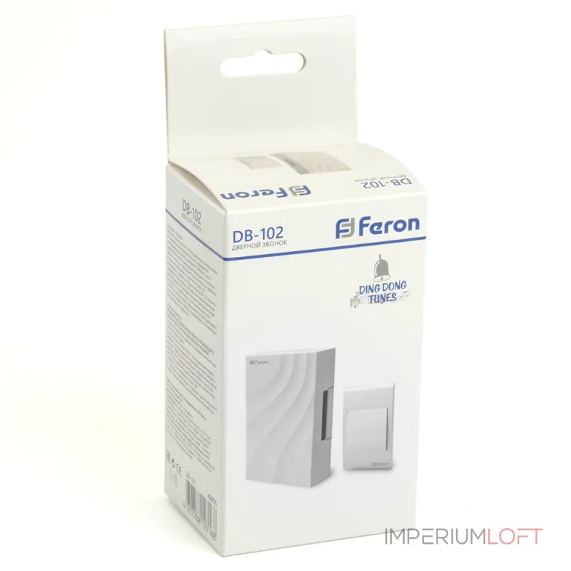 Звонок с кнопкой проводной Feron DB-102 48806 от ImperiumLoft