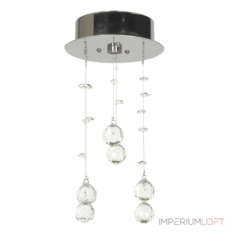 Потолочный светильник Arti Lampadari Flusso Nickel Flusso H 1.4.15.615 N от ImperiumLoft