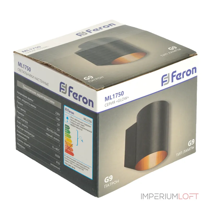 Светильник настенный Feron ML1750 G9 IP20 15W от ImperiumLoft Светильник настенный Feron ML1750 G9 IP20 15W от ImperiumLoft
