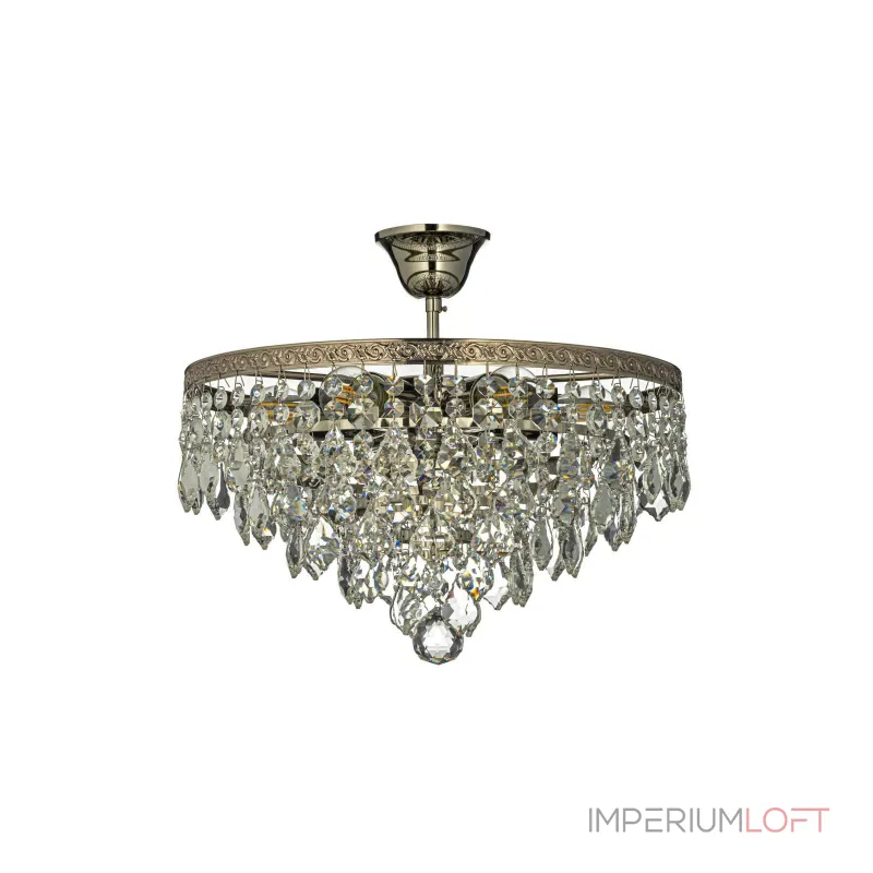 Потолочная люстра Arti Lampadari Castellana Nickel Castellana E 1.3.38.602 N от ImperiumLoft Потолочная люстра Arti Lampadari Castellana Nickel Castellana E 1.3.38.602 N от ImperiumLoft