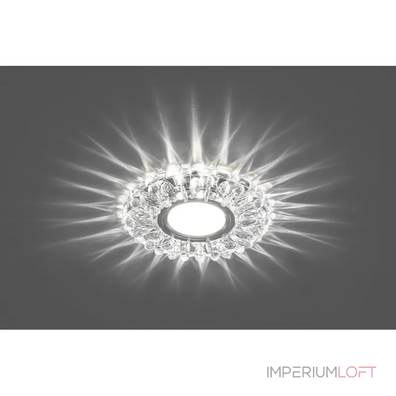 Встраиваемый светильник Feron 28985 Цвет арматуры хром Цвет плафонов фиолетовый от ImperiumLoft