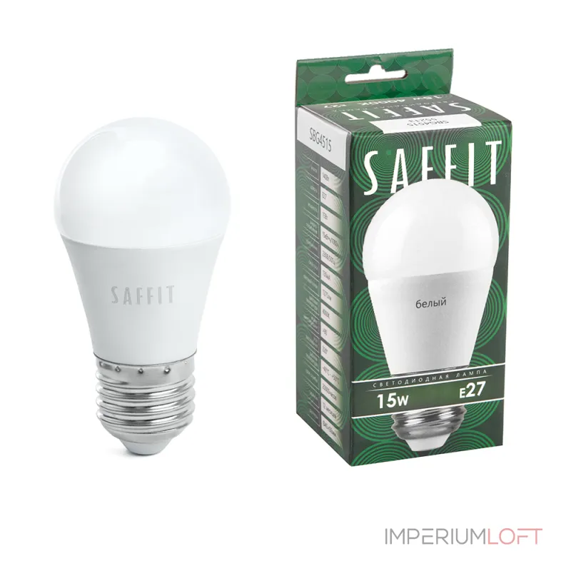 Лампа светодиодная Feron Saffit Sbg 4515 E27 15Вт 4000K 55213 от ImperiumLoft Лампа светодиодная Feron Saffit Sbg 4515 E27 15Вт 4000K 55213 от ImperiumLoft