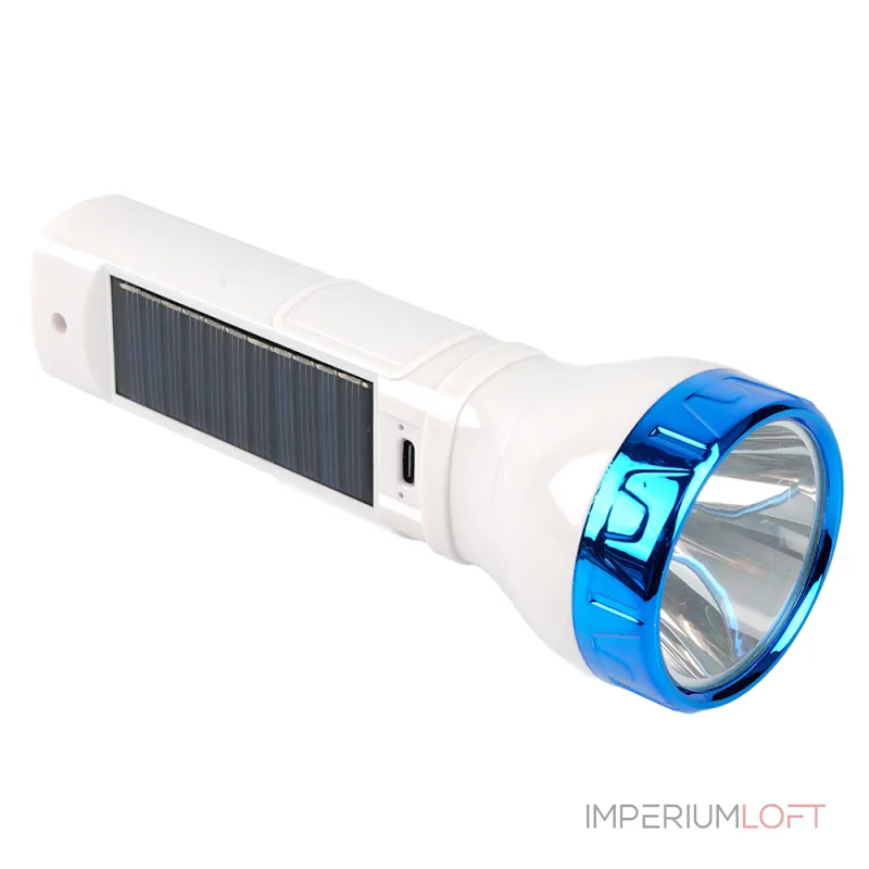 Фонарь ручной с солнечной батареей TYPE-C Feron 51735 от ImperiumLoft