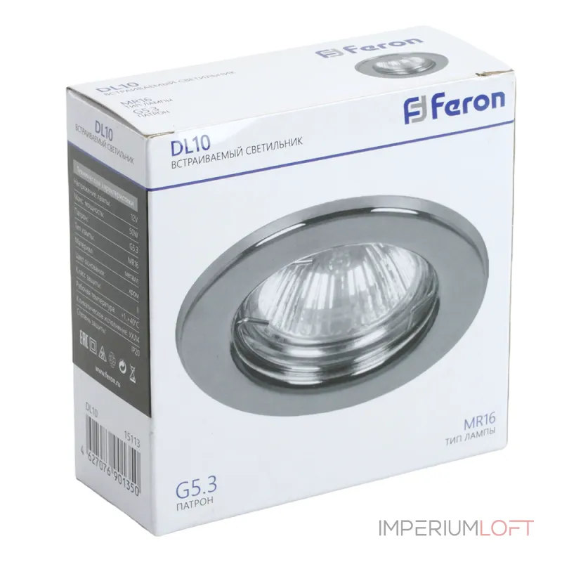 Встраиваемый светильник Feron DL10 15113 от ImperiumLoft Встраиваемый светильник Feron DL10 15113 от ImperiumLoft