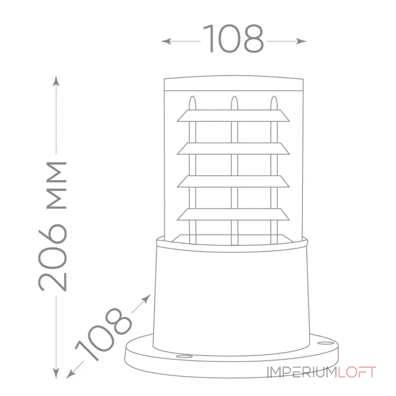 Светильник садово-парковый Feron Сан-Франциско DH0800 E27 IP54 60W от ImperiumLoft Светильник садово-парковый Feron Сан-Франциско DH0800 E27 IP54 60W от ImperiumLoft