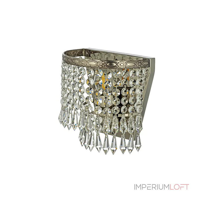 Настенный светильник Arti Lampadari Nonna Nickel Nonna E 2.10.501 N от ImperiumLoft Настенный светильник Arti Lampadari Nonna Nickel Nonna E 2.10.501 N от ImperiumLoft