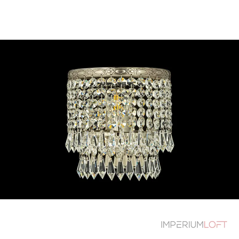 Настенный светильник Arti Lampadari Nonna Nickel Nonna E 2.10.501 N от ImperiumLoft Настенный светильник Arti Lampadari Nonna Nickel Nonna E 2.10.501 N от ImperiumLoft