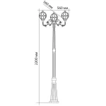 Фонарный столб Feron Сфера 11389 от ImperiumLoft