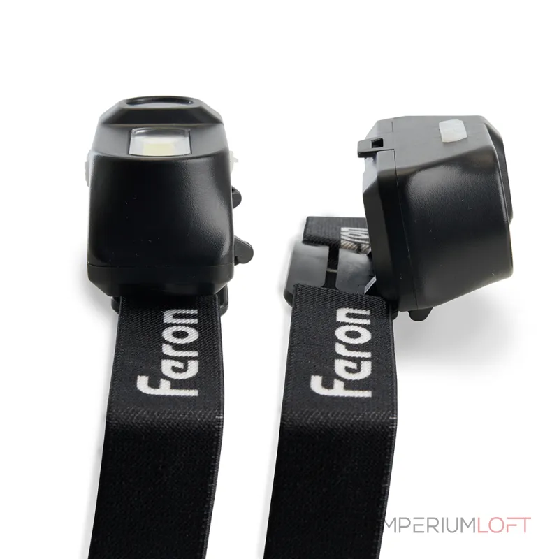 Фонарь налобный с аккумулятором Feron TH2309 41713 от ImperiumLoft