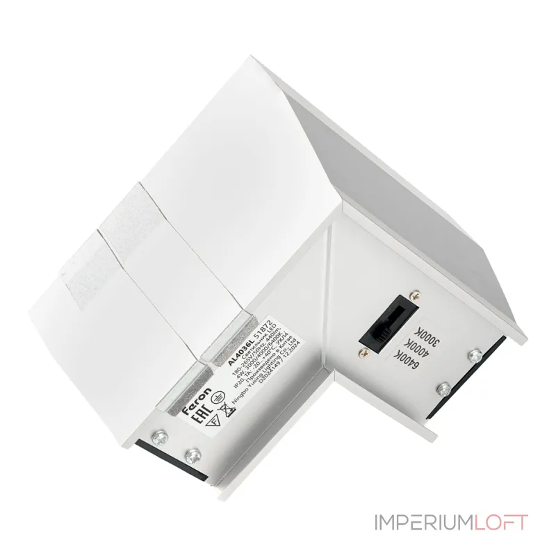 Светильник коннектор 4W 440Lm 3000К-4000К-6400K L-образный Feron 51872 от ImperiumLoft Светильник коннектор 4W 440Lm 3000К-4000К-6400K L-образный Feron 51872 от ImperiumLoft