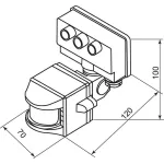 Датчик движения Feron SEN14/LX02 22003 от ImperiumLoft