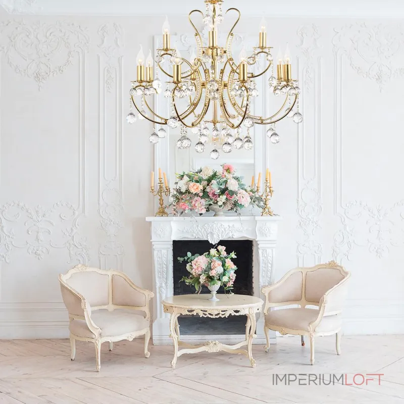 Подвесная люстра Arti Lampadari Romano Gold Romano E 1.1.12.600 G от ImperiumLoft