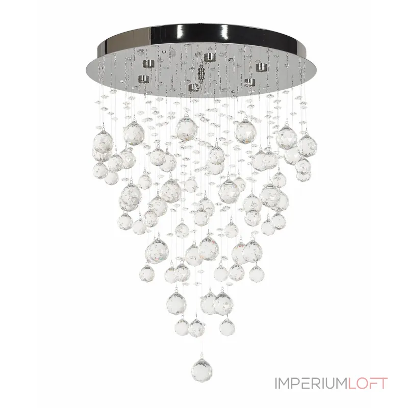 Каскадная люстра Arti Lampadari Flusso Nickel Flusso H 1.4.45.615 N от ImperiumLoft