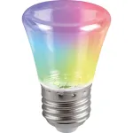 Лампа светодиодная C45 (колокольчик) 1W 230V E27 (RGB) Feron 38131 от ImperiumLoft