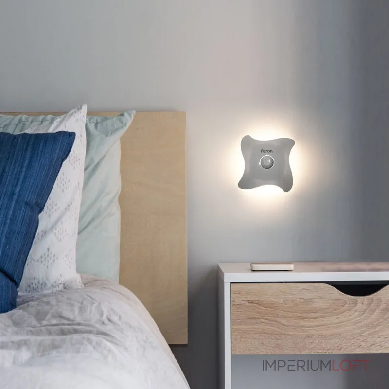 Светильник ночник Feron FN2020 LED IP20 0.8W 3000К от ImperiumLoft