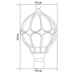 Наземный низкий светильник Feron Сфера 11359 от ImperiumLoft