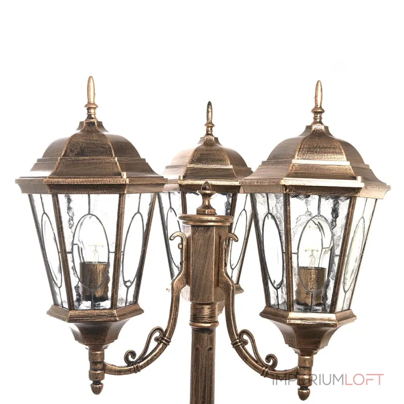 Фонарный столб Feron Витраж с овалом 11326 от ImperiumLoft