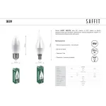 Лампа светодиодная SAFFIT SBC3709 Свеча на ветру E14 9W 230V 4000K 55130 от ImperiumLoft
