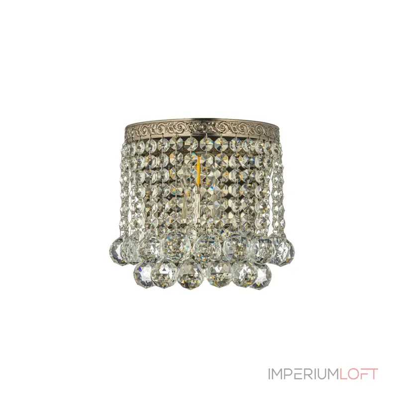 Настенный светильник Arti Lampadari Castellana Nickel Castellana E 2.10.501 N от ImperiumLoft Настенный светильник Arti Lampadari Castellana Nickel Castellana E 2.10.501 N от ImperiumLoft