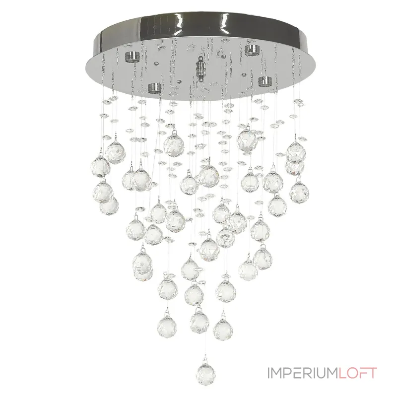 Потолочный светильник Arti Lampadari Flusso Nickel Flusso H 1.4.35.615 N от ImperiumLoft