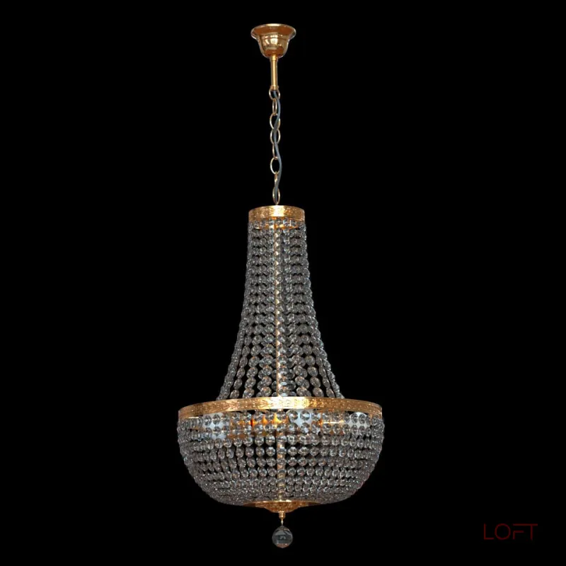 Подвесная люстра Arti Lampadari Castellana Gold Castellana E 1.5.40.100 G от ImperiumLoft