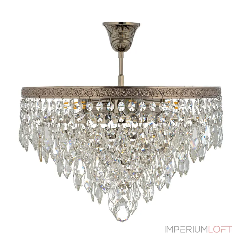 Потолочная люстра Arti Lampadari Castellana Nickel Castellana E 1.3.46.602 N от ImperiumLoft Потолочная люстра Arti Lampadari Castellana Nickel Castellana E 1.3.46.602 N от ImperiumLoft