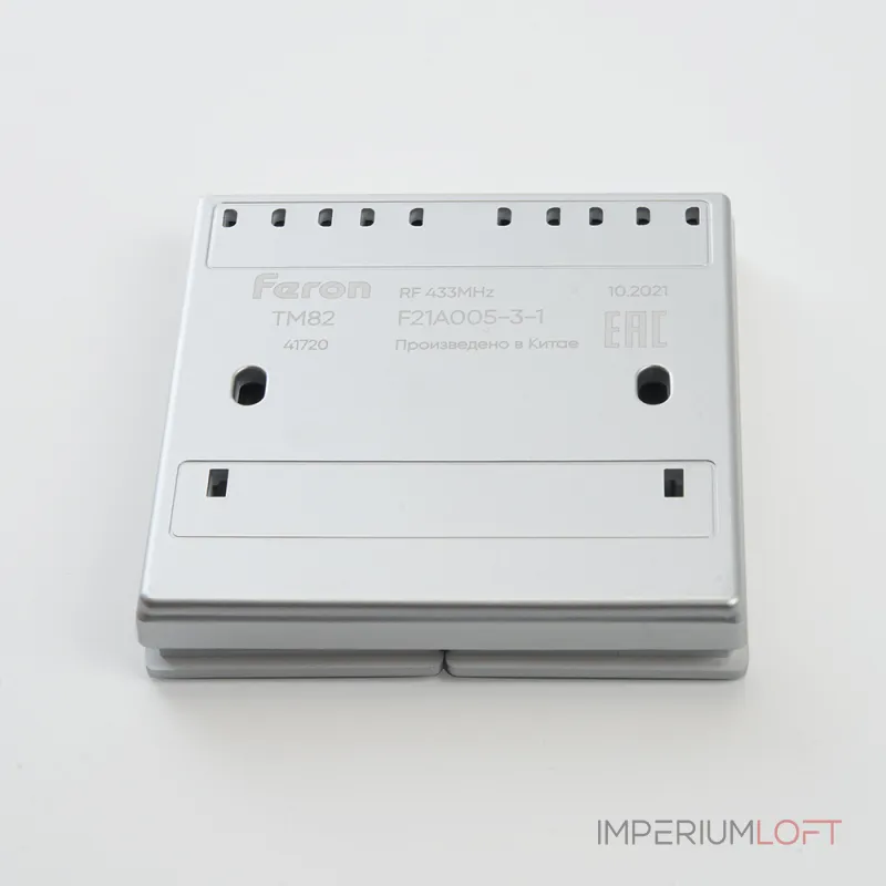 Выключатель беспроводной двухклавишный Feron Tm 82 41720 от ImperiumLoft Выключатель беспроводной двухклавишный Feron Tm 82 41720 от ImperiumLoft