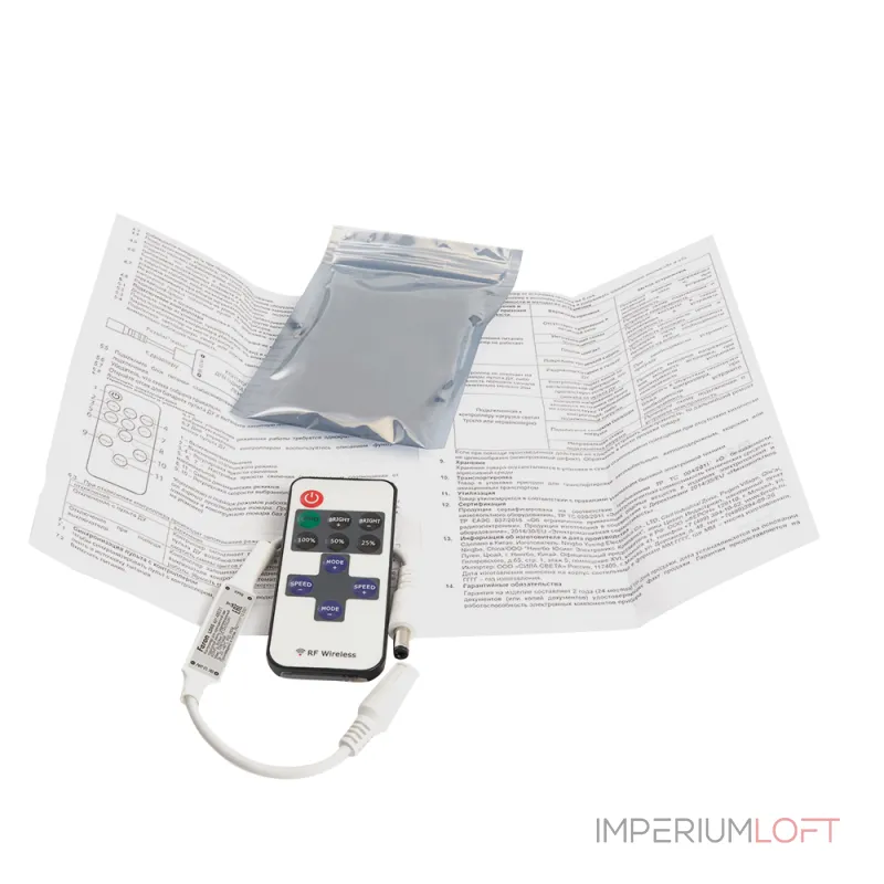 Контроллер для одноцветной светодиодной ленты мини с П/У Feron LD65 12, 24 Вт 72, 144W 48031 от ImperiumLoft