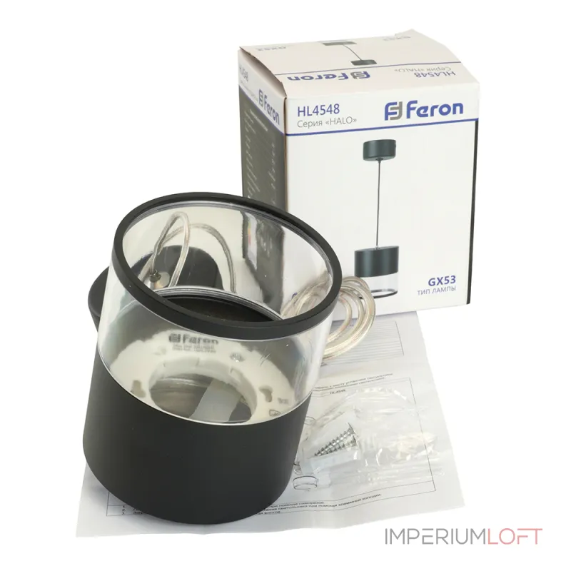 Подвесной светильник Feron HL4548 GX53 IP20 12W Подвесной светильник Feron HL4548 GX53 IP20 12W