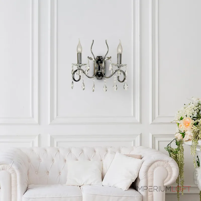 Бра Arti Lampadari Vesuvio Nickel Vesuvio E 2.1.2.601 N от ImperiumLoft Бра Arti Lampadari Vesuvio Nickel Vesuvio E 2.1.2.601 N от ImperiumLoft