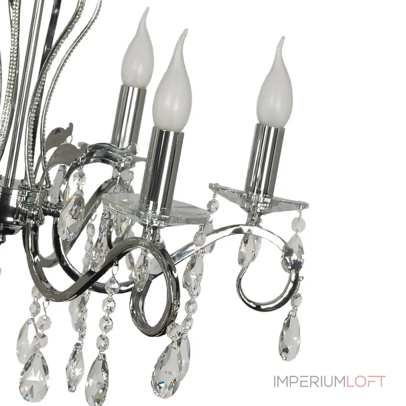 Подвесная люстра Arti Lampadari Vesuvio Nickel Vesuvio E 1.1.6.601 N от ImperiumLoft