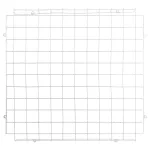 Решетка защитная 695х695х96мм для светодиодных панелей 595х595мм PЗ-02 Feron 53002 от ImperiumLoft