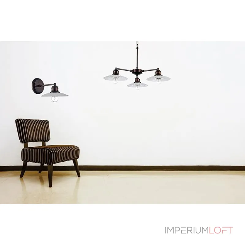 Подвесная люстра Arti Lampadari Taviano Black Taviano E 1.1.3 B от ImperiumLoft