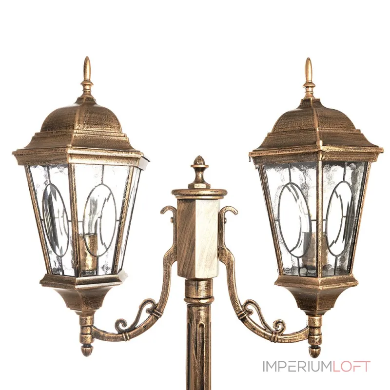 Фонарный столб Feron Витраж с овалом 11325 от ImperiumLoft