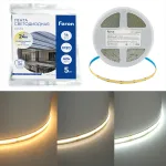 Светодиодная COB лента 320SMD(2110)/м 10Вт/м 24V 5000*8*1.8мм 4000К IP20 Feron 51976 от ImperiumLoft
