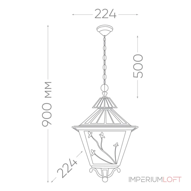 Подвесной светильник Feron Палермо 11643 от ImperiumLoft