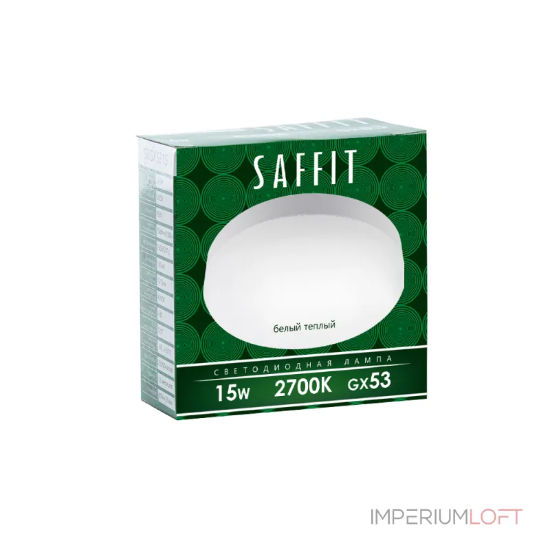 Лампа светодиодная Feron Saffit Sbgx 5315 GX53 15Вт 2700K 55191 от ImperiumLoft
