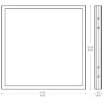 Светильник для потолка Армстронг Feron AL2115 21078 Цвет плафонов прозрачный Цвет арматуры белый от ImperiumLoft