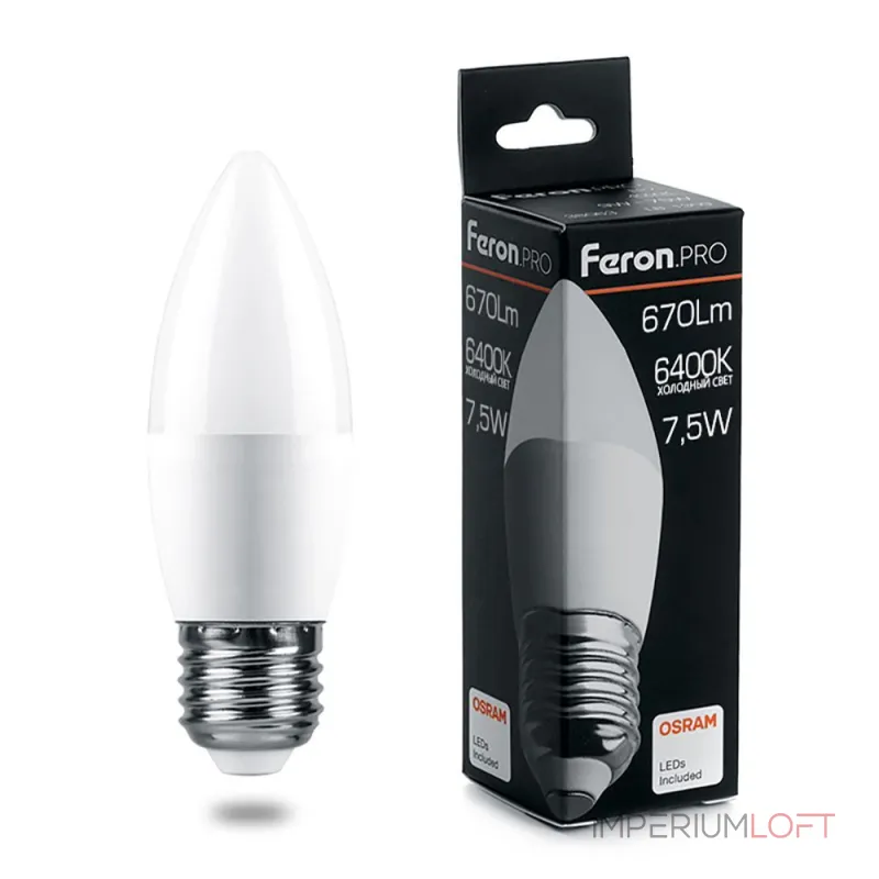 Лампа светодиодная Feron LB-1307 E27 7.5Вт 6400K 38058 от ImperiumLoft Лампа светодиодная Feron LB-1307 E27 7.5Вт 6400K 38058 от ImperiumLoft