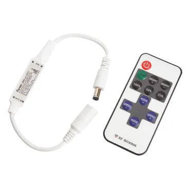 Контроллер для одноцветной светодиодной ленты мини с П/У Feron LD65 12, 24 Вт 72, 144W 48031