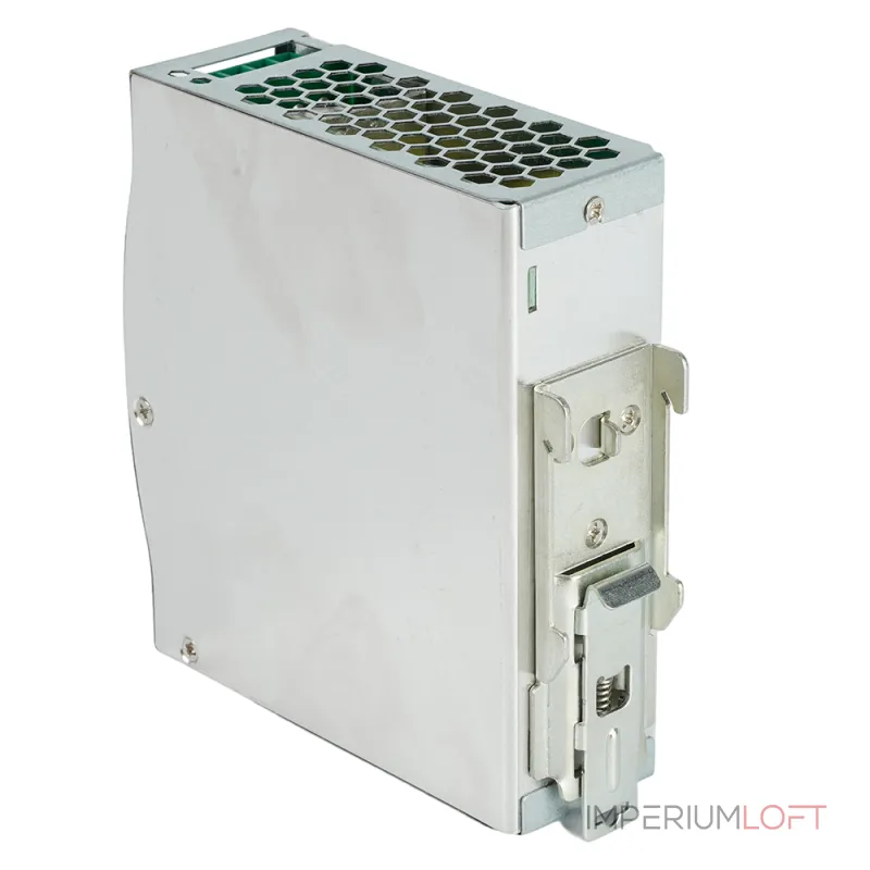 Трансформатор электронный для светодиодной ленты на DIN-рейку 120W 24V 40*125.2*113.5мм IP20 Feron 52135 от ImperiumLoft