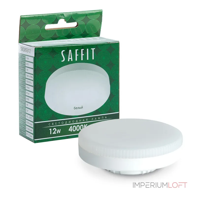 Лампа светодиодная SAFFIT SBGX5312 GX53 12W 230V 4000K 55189 от ImperiumLoft Лампа светодиодная SAFFIT SBGX5312 GX53 12W 230V 4000K 55189 от ImperiumLoft
