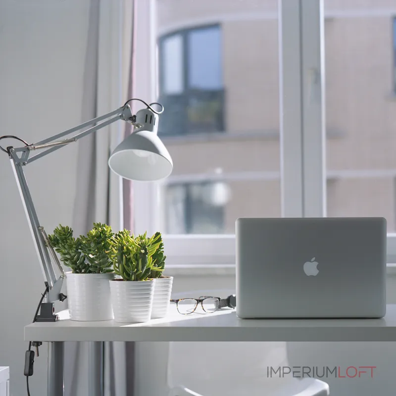 Настольная лампа офисная Feron 24233 Цвет арматуры черный Цвет плафонов черный от ImperiumLoft