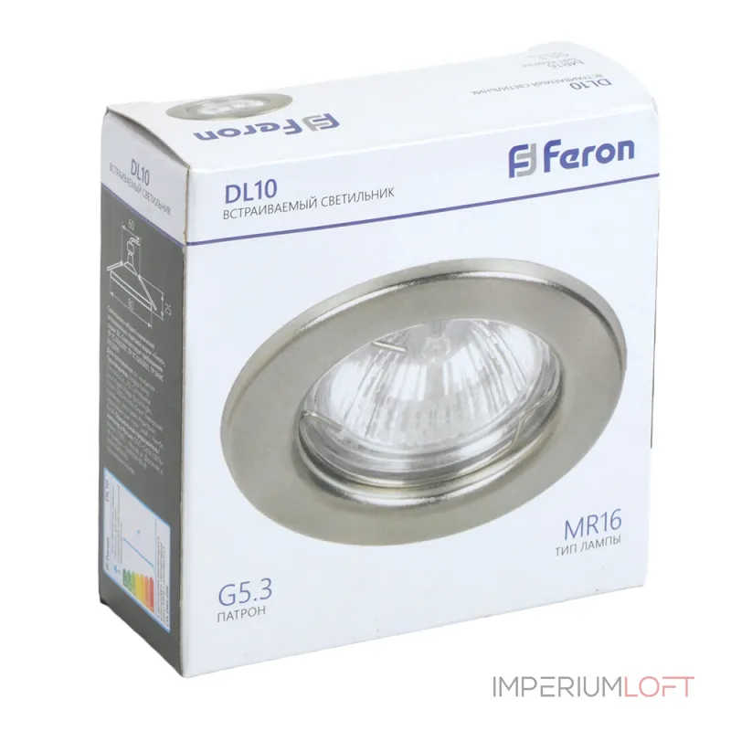 Встраиваемый светильник Feron DL10 15112 от ImperiumLoft