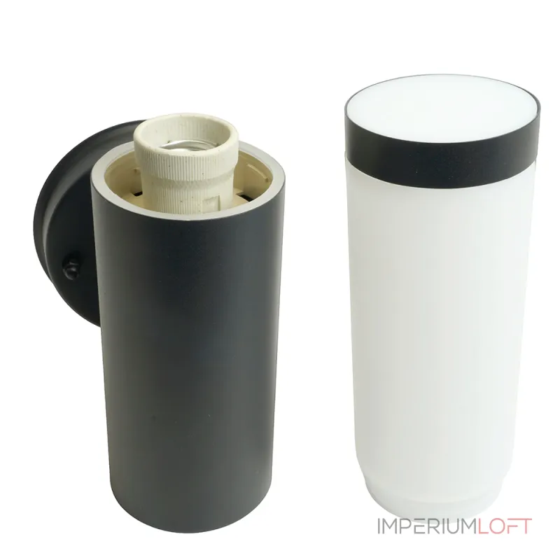 Светильник садово-парковый Feron Техно DH041-B RAL color 9005 E27 IP44 18W от ImperiumLoft