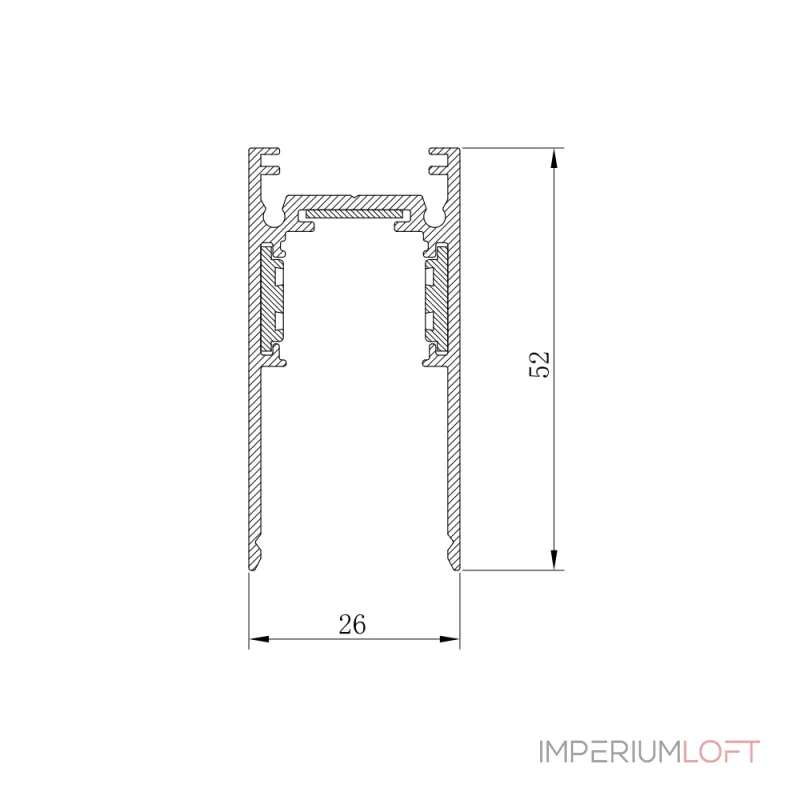 Трек накладной Feron CABM1000 41962 от ImperiumLoft Трек накладной Feron CABM1000 41962 от ImperiumLoft
