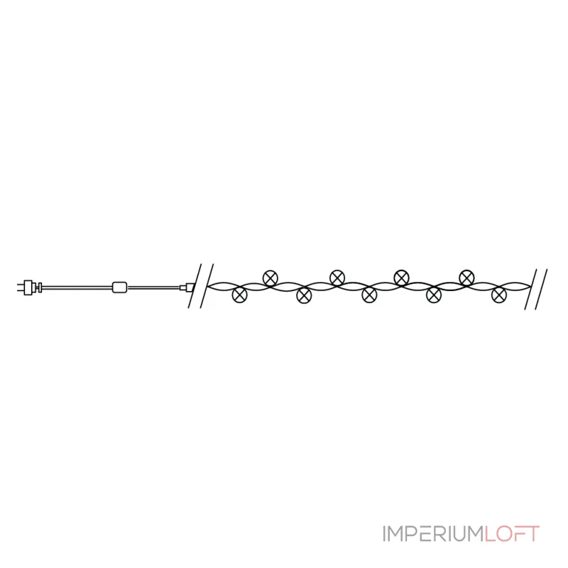 Гирлянда Нить Feron CL04 32296 Цвет арматуры серый Цвет плафонов черный от ImperiumLoft Гирлянда Нить Feron CL04 32296 Цвет арматуры серый Цвет плафонов черный от ImperiumLoft