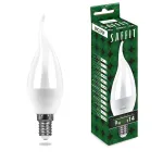 Лампа светодиодная SAFFIT SBC3709 Свеча на ветру E14 9W 230V 4000K 55130 от ImperiumLoft